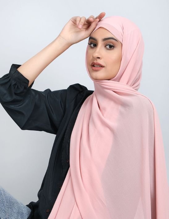 Premium Georgette Hijab Big Size 34×72